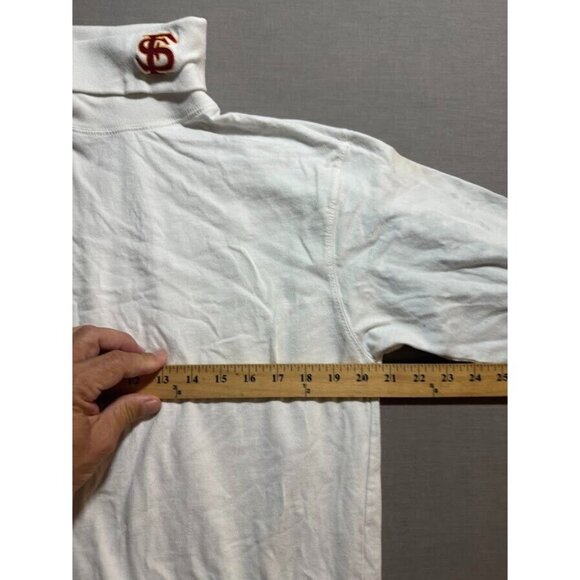 VTG Florida State Starter Shirt Adult Medium White Long Sleeve Pullover Tee Mens - Picture 6 of 9